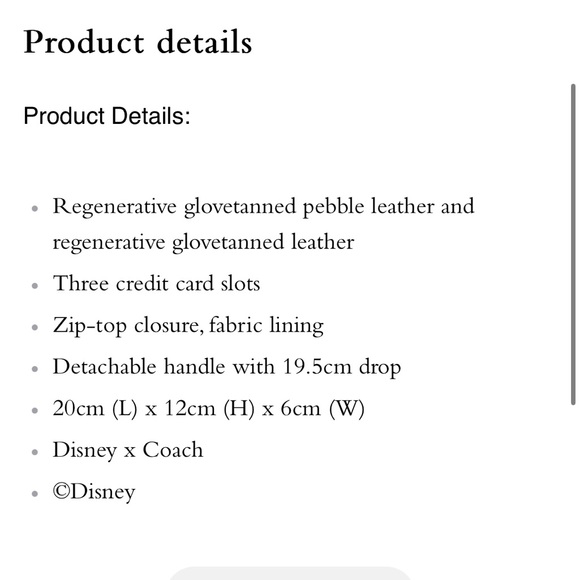 Disney x Coach π©·π§‘ Mickey & Flowers leather shoulder bag purse NWT - Picture 3 of 12